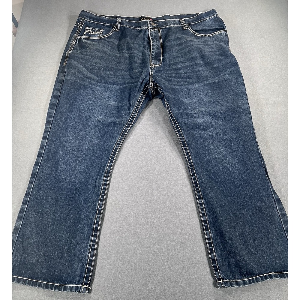 Bocomal FR Workwear Flame Resistant Mens Jeans 50x30 CAT 2 Dark Wash Relaxed